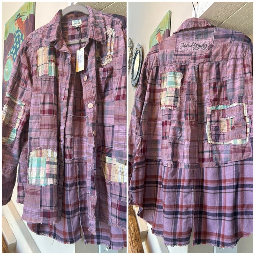 Like New Jaded Gypsy Lavender Skies Top L/XL